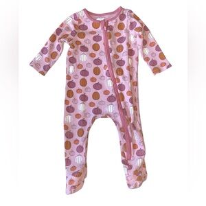 Mud Pie pink pumpkin sleeper